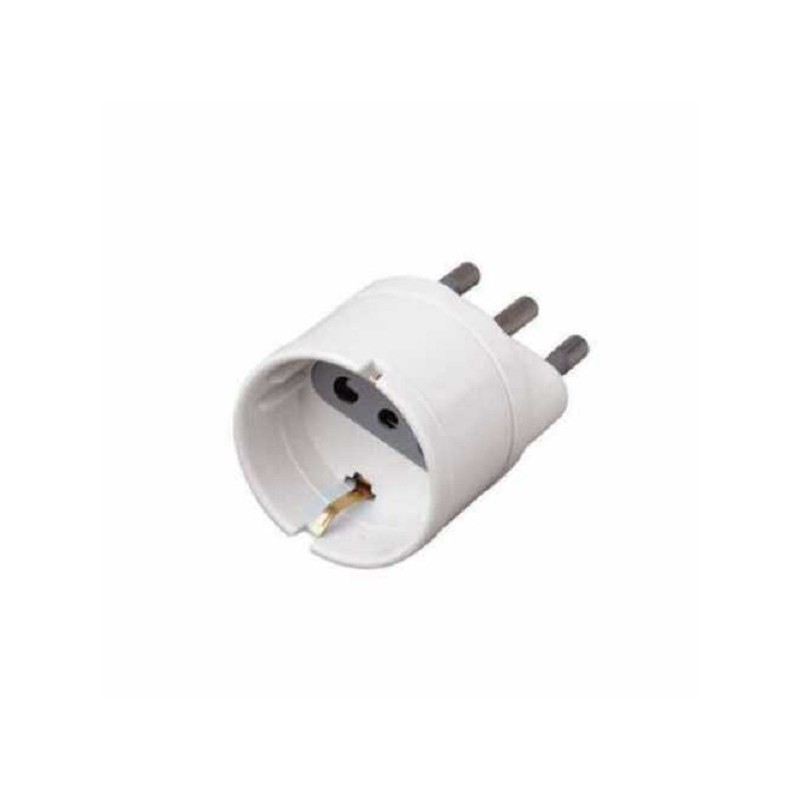 Adattatore schuko 10A 2P+T 2P+T SKU 8720 / ART.620 LT3317  SPINE E PROLUNGHE 1,20 €