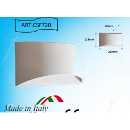Applique in gesso ceramico ceramico quinto tipo, prodotto da artigiani italiani CSF 720 LT1942 ABM  PER USO INTERNO IP33 12,20 €