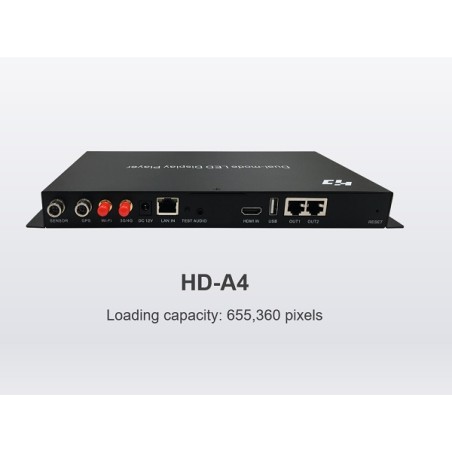 BOX PLAYER 4 IN 1 HUIDU HD A4 SINCRONO ASINCRONO HDMI WI FI 512 X 1280 PIXEL LT2904 ABM SRLS® CONTROLLER 301,95 €
