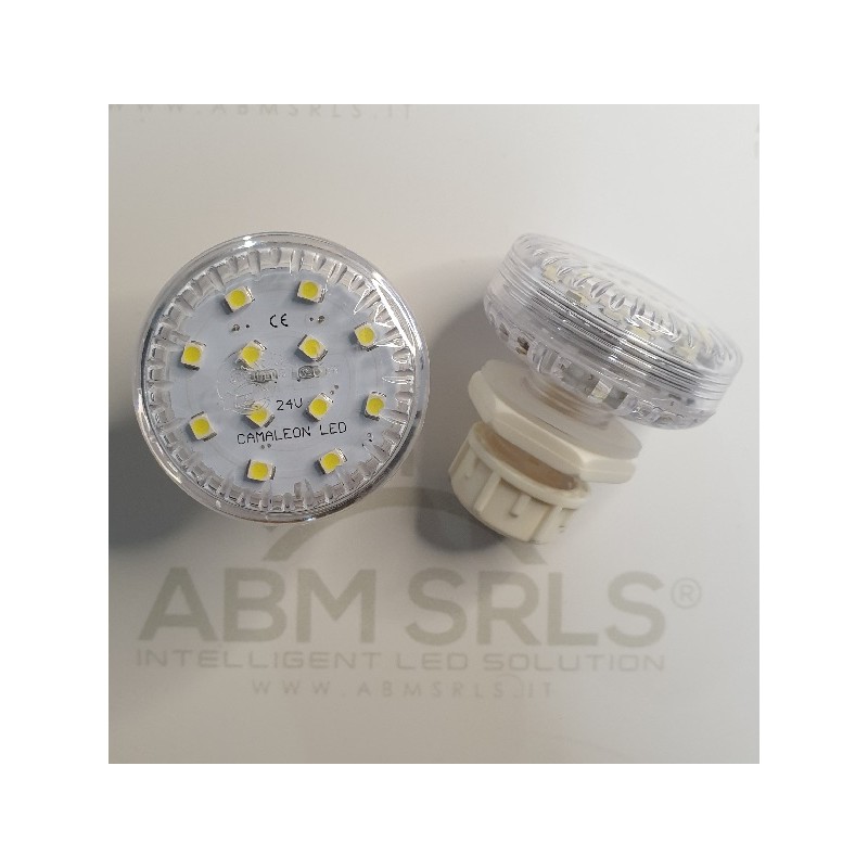 CABOCHON L 360° 24V BIANCO CW LT1032 ABM SRLS® CAMALEON LED 3,54 €