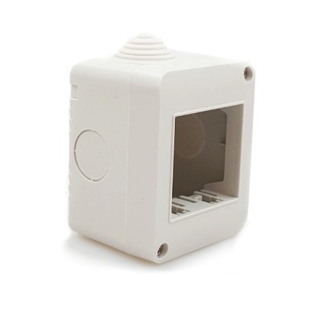 Cassetta esterna 2 moduli compatibile con vimar plana TOTS6102B LT3033 ABM SRLS® BOX QUADRI E CASSETTE 2,05 €