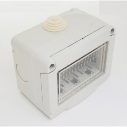 Cassetta esterna idrobox 3 moduli compatibile con vimar plana IP55 scatola impermeabile TOTS6203B LT3028 ABM SRLS® BOX QUADRI...