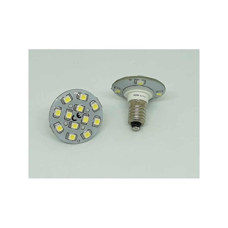 E10 24V 16LED ABM BIANCO FREDDO 6500K CON RESINA LT2144 ABM SRLS® SINGOLI COLORI E10 E14 1,34 €