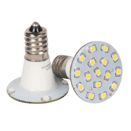 E14 24V 16 LED ABM 1,2W SILICONE BIANCO FREDDO LT1953 ABM SRLS® SINGOLI COLORI E10 E14 1,34 €