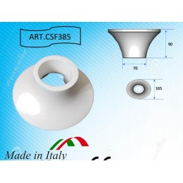 Faretto rotondo in gesso ceramico quinto tipo,prodotto da artigiani italiani. CSF 385 LT1973 ABM SRLS® PORTA FARETTI IN GESSO...