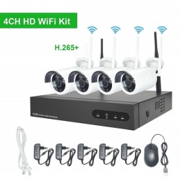 HD NVR KIT WiFi 1080P 2MP NVR 4 Canali + 4 Telecamere WIFI 2MP 8806ZL3-4 LT2120 ABM SRLS® TELECAMERE WIFI TECH-IT 128,10 €