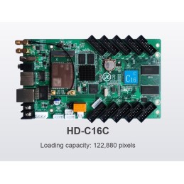 HD-C16C NUONA VERSIONE DEL HD-C15-C WIFI LED VIDEO CONTROLLER 10xHUB75 FULL COLOR Controlla max 122.880pixel384 * 320 - 1024 ...