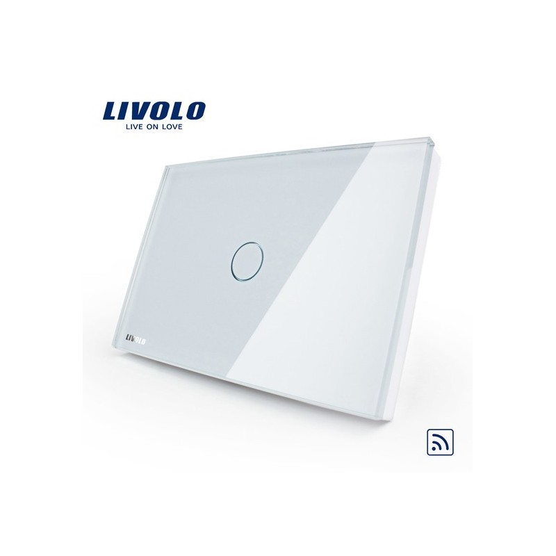 INTERRUTTORE LIVOLO TOUCH 1 POSTO RF REMOTE VL-C301R-81 LT884 ABM SRLS® TOUCH SMART HOME 28,80 €