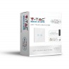 INTERRUTTORE TOUCH BIANCO WIFI 2-TASTI GESTIONE REMOTA DA SMARTPHONE GOOGLE HOME E ALEXA- SKU 8418 LT1874 ABM SRLS® SMART HOM...