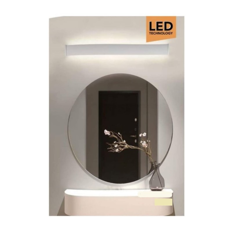 Lampada da specchio led 18W tre modalità di colore : luce fredda, l