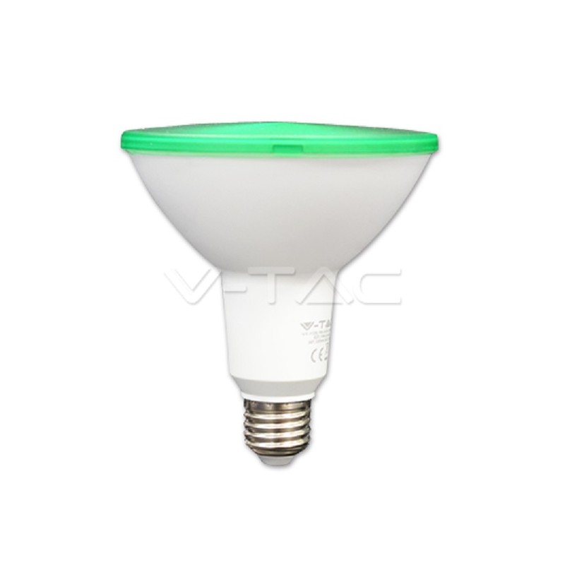 Lampadina E27 Par38 verde 15W 1200lumen 30° 133x120mm sku 4418 LT1349 ABM SRLS® LAMPADINE A LED 9,97 €