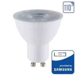 Lampadina LED Chip Samsung GU10 8W 110° luce fredda 6400K - SKU 874 LT2629 ABM SRLS® GU10 2,89 €