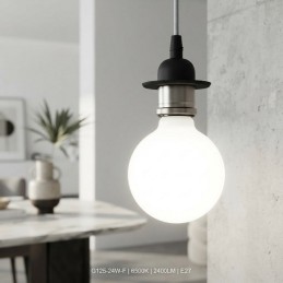 Lampadina LED E27 Globo G125 24W Luce Fredda 6500K G125-24W-F LT2541 ABM SRLS® E27 5,90 €