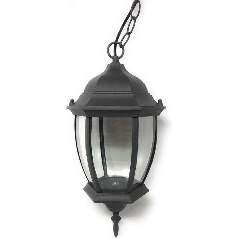 Lanterna nera a sospensione da soffitto con catena lampada da giardino attacco e27 ES40-N LT3525  LAMPADARI A LED 16,91 €
