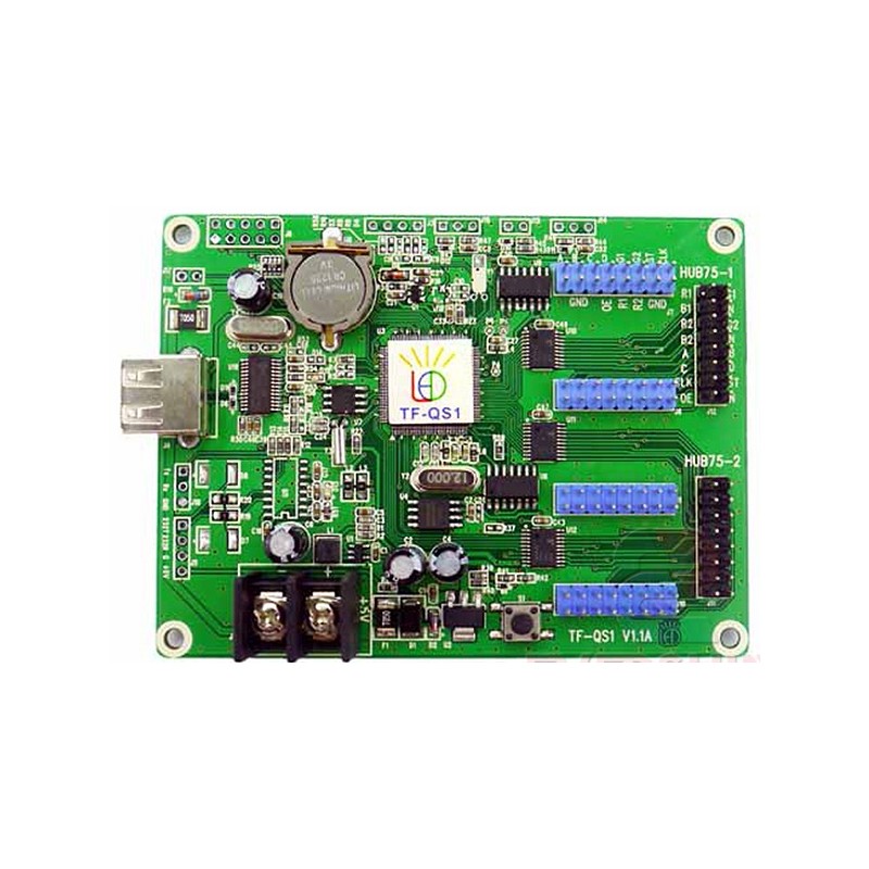 Led display card controller TF-QS1 RGB full color led scrolling sign scheda 256*32 pixel LT1660 ABM SRLS® CONTROLLER 28,55 €