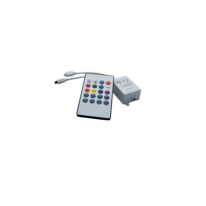Mini Centralina Rgb Controller musicale Per strip Led Con telecomando 12v Striscia rgb TE-RGB LT2571 ABM SRLS® RGB e RGBW 3,59 €