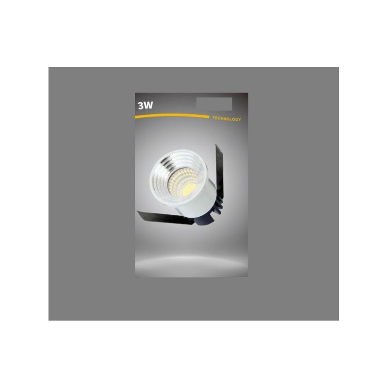 Mini faretto led 3W 3000k punto luce incasso luce calda P-29-C LT3153  PUNTI LUCE 3,84 €