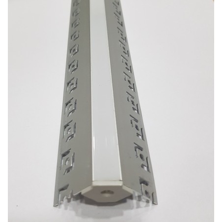 Profilo di alluminio per cartongesso-angolo esterno barra da 2 metri codice 705 LT2523 ABM SRLS® PROFILI LED PER STRISCE 22,20 €
