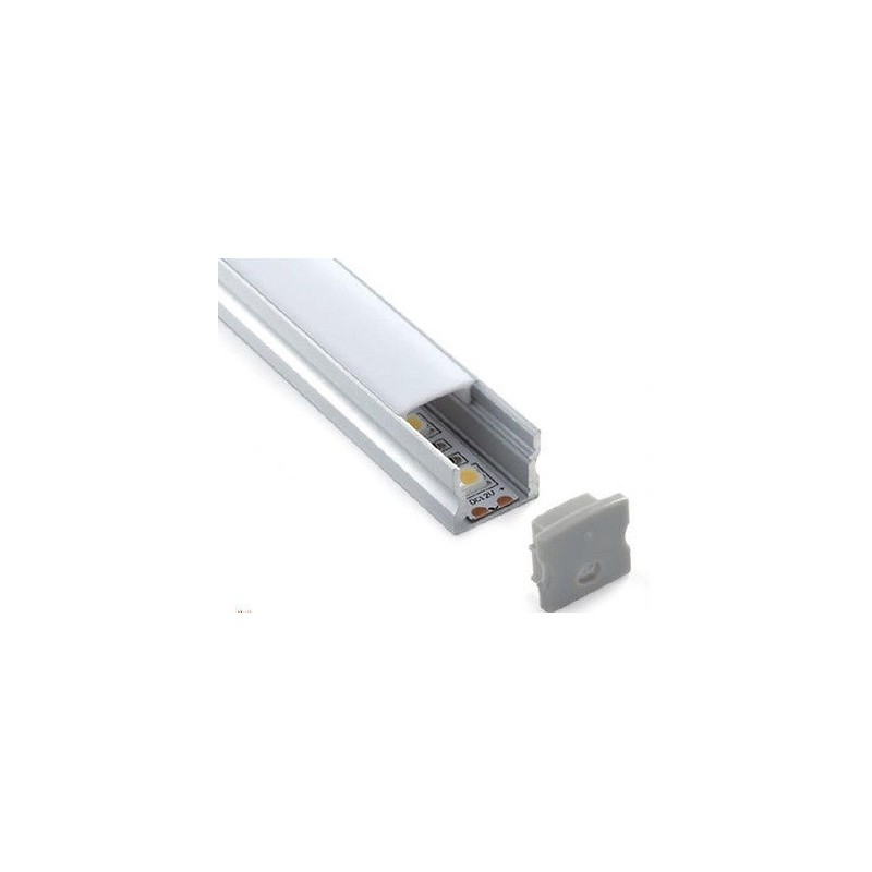 PROFILO IN ALLUMINIO ANODIZZATO MODELLO ALTO 613 ( barre da 2 metri ) 040 LT1066 ABM SRLS® PROFILI LED PER STRISCE 7,69 €