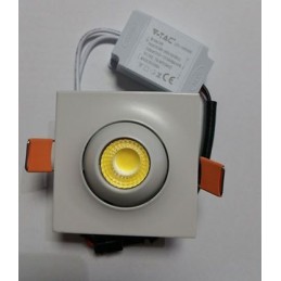 Punto luce 3W 4000k cob led 60° 200lumen sku5096 V-Tac LT1087 ABM SRLS® PUNTI LUCE 6,37 €