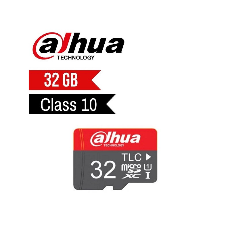 Scheda DAHUA Micro SD 32 GB SURVEILLANCE Classe 10, PFM111 LT2955 ABM SRLS® ACCESSORI E SWITCH 29,28 €