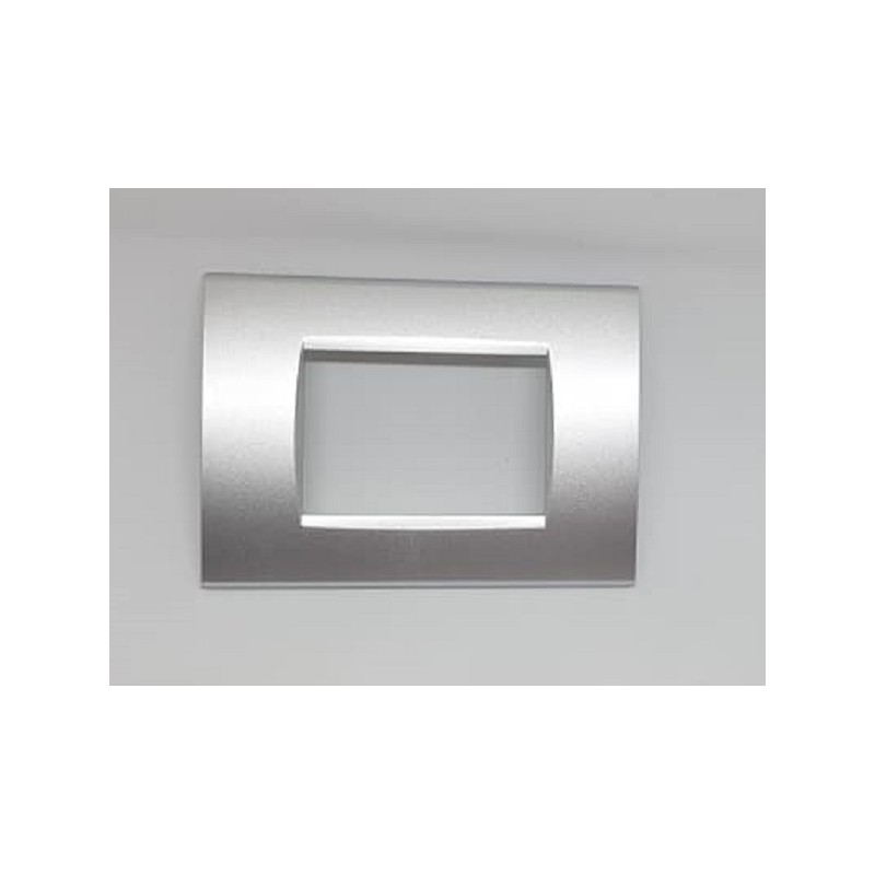 Placca per supporti 503 grigio compatibile BTICINO living international tot 8003-9 LT1993 ABM SRLS® compatibili bticino livin...