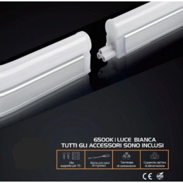 Plafoniera Led T5 24W 120cm luce fredda T5-24W-OF LT3690  NEON A LED 6,92 €