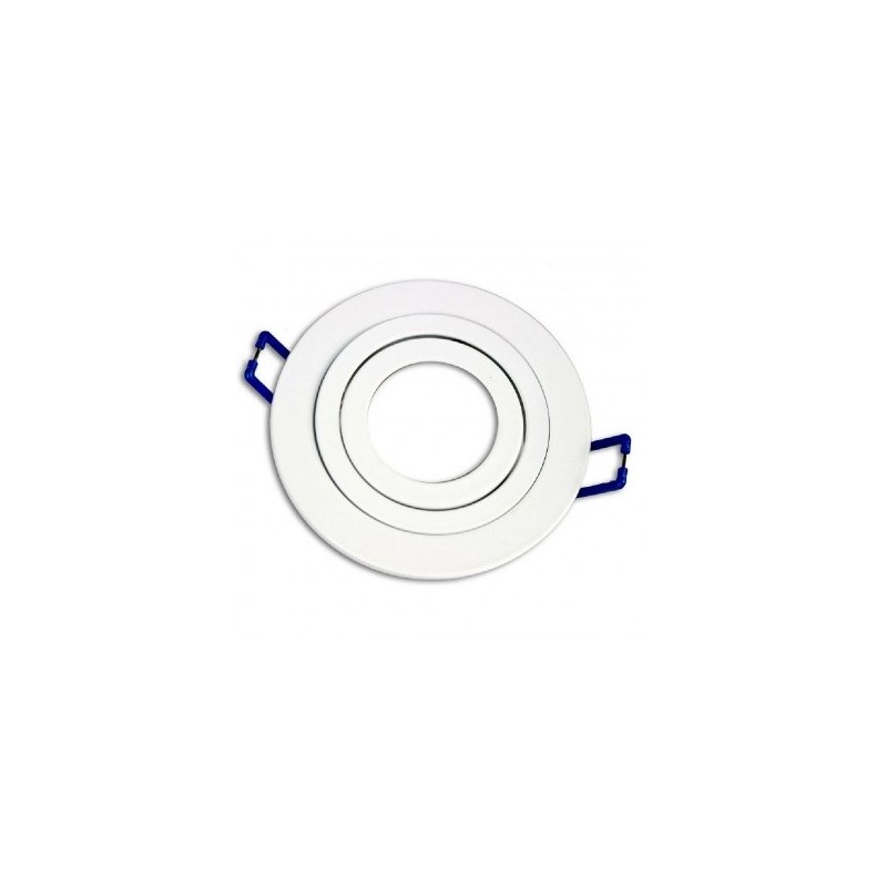 Porta faretto rotondo bianco orientabile P11-B LT3710  PORTA FARETTI SPOT 4,18 €