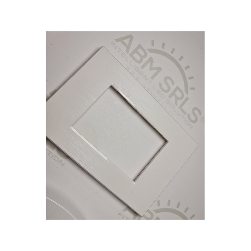 Placca per supporti 503 in plastica colore bianco, compatibile vimar plana codice totm6003SL-1 LT3882 ABM SRLS® COMPATIBILI V...