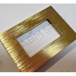 Placca per supporti 503 in plastica colore oro, compatibile Matix codice totm5003SL-5 LT3908 ABM SRLS® COMPATIBILI MATIX 2,05 €