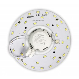 Circolina corona led 5730 modulo circolare di ricambio neon per plafoniere luce fredda 6500 k 16 watt ca-16f LT1729 ABM SRLS®...