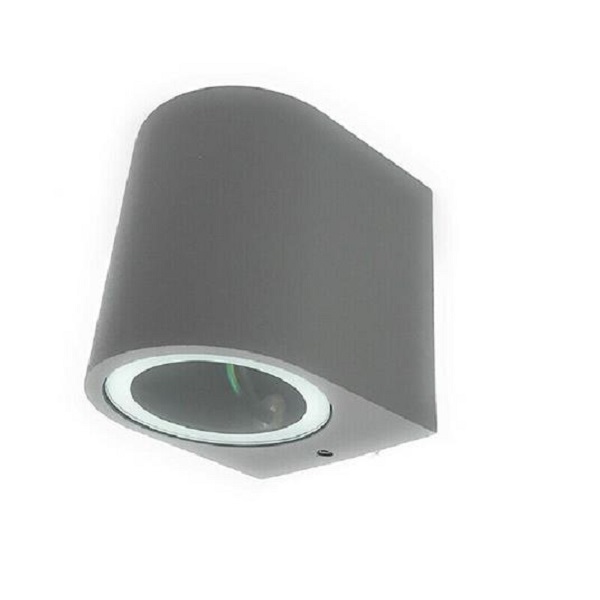 Lampada da esterno up & down per parete color nero 2x GU10 IP65 Lam
