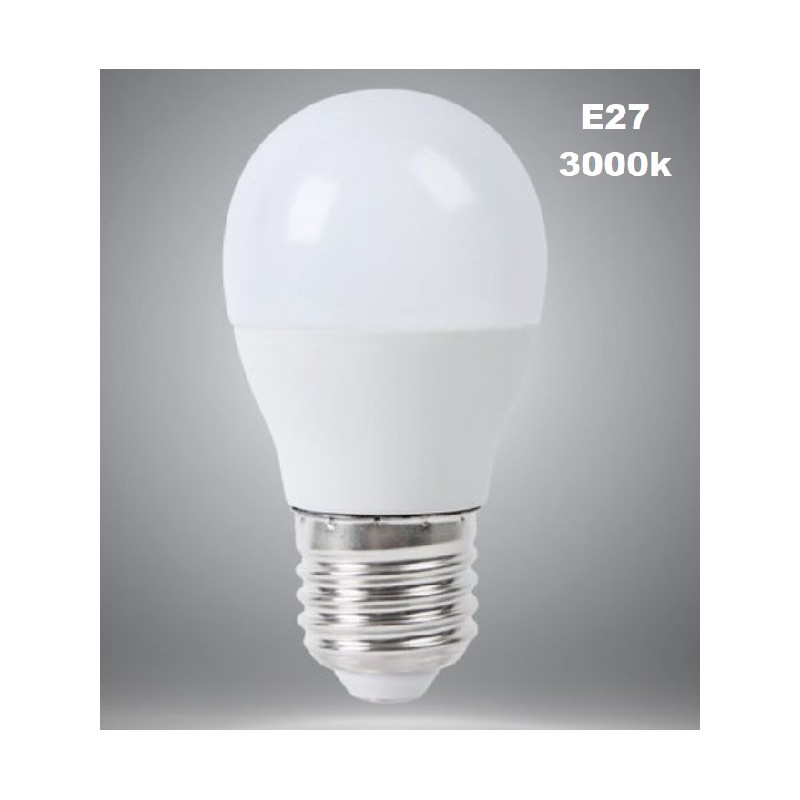 Lampadina led E27 3000K luce calda 8W G45-09C