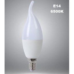 Lampadina led E14 6500K luce fredda 8W C37-08F LT4113  E27 1,63 €