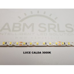 Striscia serpentina luce calda 3000K led SMD 2835 flessibile IP20 12W/mt 24V ( confezione da 5 metri ) 28351203S LT4125  USO ...