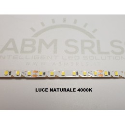 Striscia serpentina luce naturale 4000K led SMD 2835 flessibile IP20 12W/mt 24V ( confezione da 5 metri ) 28351204S LT4126  U...
