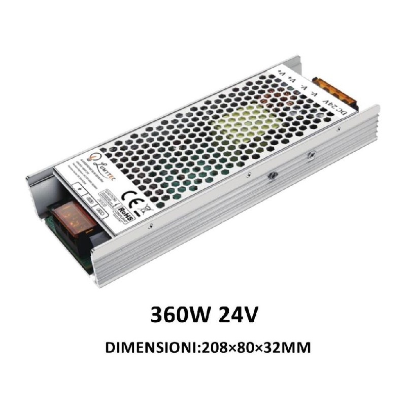 Alimentatore 24V DC 360W modello slim SLC-360-24 LT4135  24V DC 41,85 €