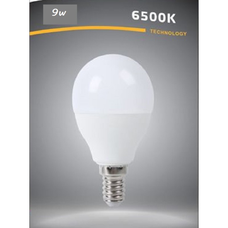 Lampadina LED E14 9w G45 6500K G45T-9W-F