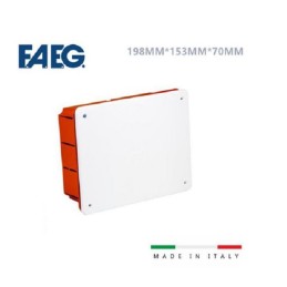 Cassetta di derivazione con coperchio e viti FG10214 mod 6 198x153x70mm FAEG made in italy LT4257  BOX QUADRI E CASSETTE 2,90 €