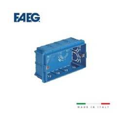 Cassetta da incasso 504 FAEG FG10004 cassetta combinata da incasso con inserti in metallo 4 posti LT4265  BOX QUADRI E CASSET...