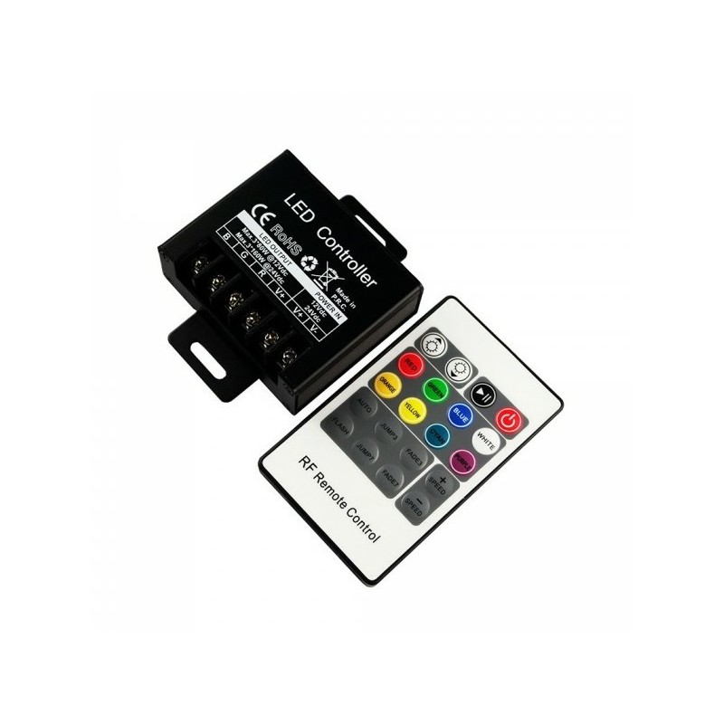 Controller per Strip LED RGB Dimmerabile con Telecomando 25 Tasti - SKU 3340 LT3502 V-TAC RGB e RGBW 21,64 €