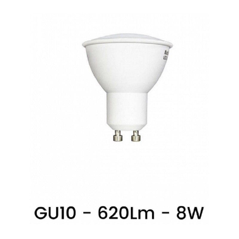 Lampadina LED GU10 8W Luce fredda 6500k GU10-06F LT3176 UNIVERSO GU10 1,80 €