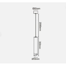 Lampadario a sospensione cilindro asimmetrico per lampadina GU10 nero e bronzo TS187-N LT4625 UNIVERSO LAMPADARI A LED 15,37 €