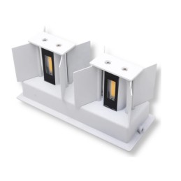 Applique led 24W IP65 con doppio fascio luminoso regolabile bianco CCT-SWITCH 220V ES30-B3C LT4673 UNIVERSO PER USO ESTERNO I...