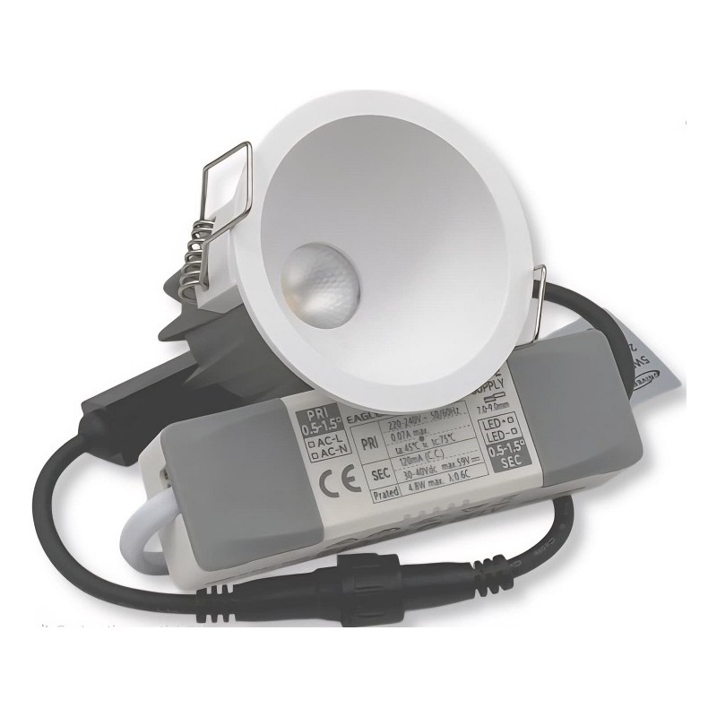 Faretto led spot 5W incasso CCT SWITCH rotondo IP20 220VTSD011-55-3C LT4694 UNIVERSO PORTA FARETTI SPOT 11,53 €