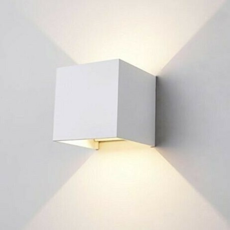 Lampada Applique in gesso moderna da parete verniciabile up & down cubo 110L LT3722 ABM  Applique in gesso 5,00 €