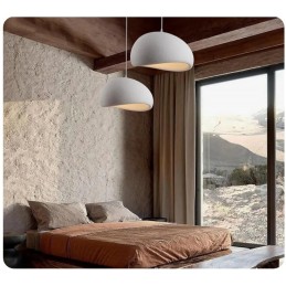 Lampadario effetto pietra a sopsensione con attacco E27 diametro 60cm B16-BG LT4721 UNIVERSO LAMPADARI A LED 78,51 €