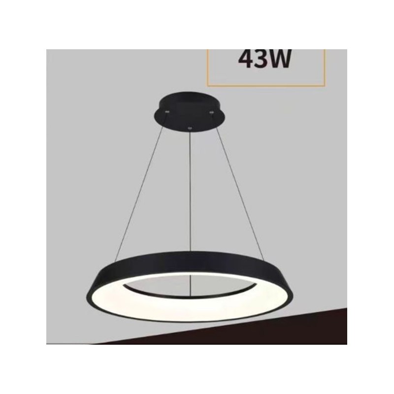Lampadario led 43W a sospensione nero A71-N3C tre tonalità LT4724 UNIVERSO LAMPADARI A LED 69,17 €