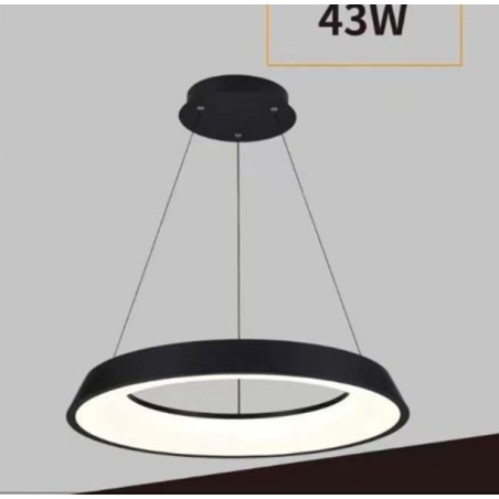Lampadario led 43W a sospensione nero A71-N3C tre tonalità LT4724 UNIVERSO LAMPADARI A LED 69,17 €
