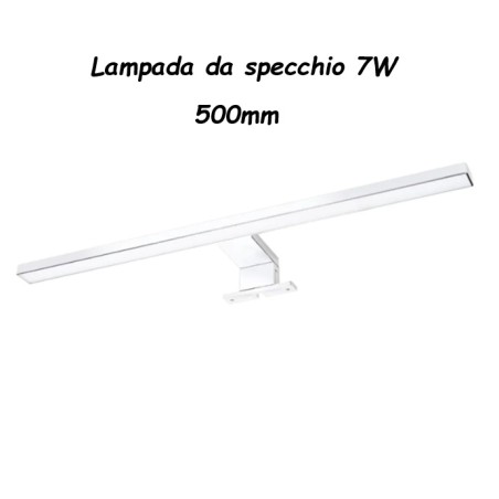Lampada led da specchio 7W 3 tonalità 6000-4000-3000k CCT-Switch 500P-A3C LT4808 UNIVERSO APPLIQUE PER SPECCHIO BAGNO 18,45 €
